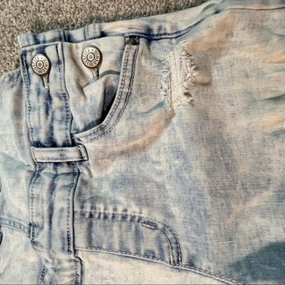 Justice Acid Wash Overalls Size 12 - Picture 2 of 7